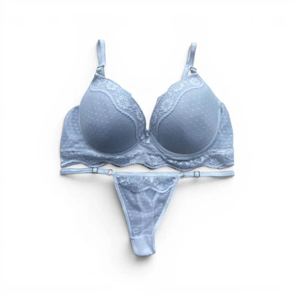 Conj. soft c/aro puntilla GRECIA 4201 (85, Negro)
