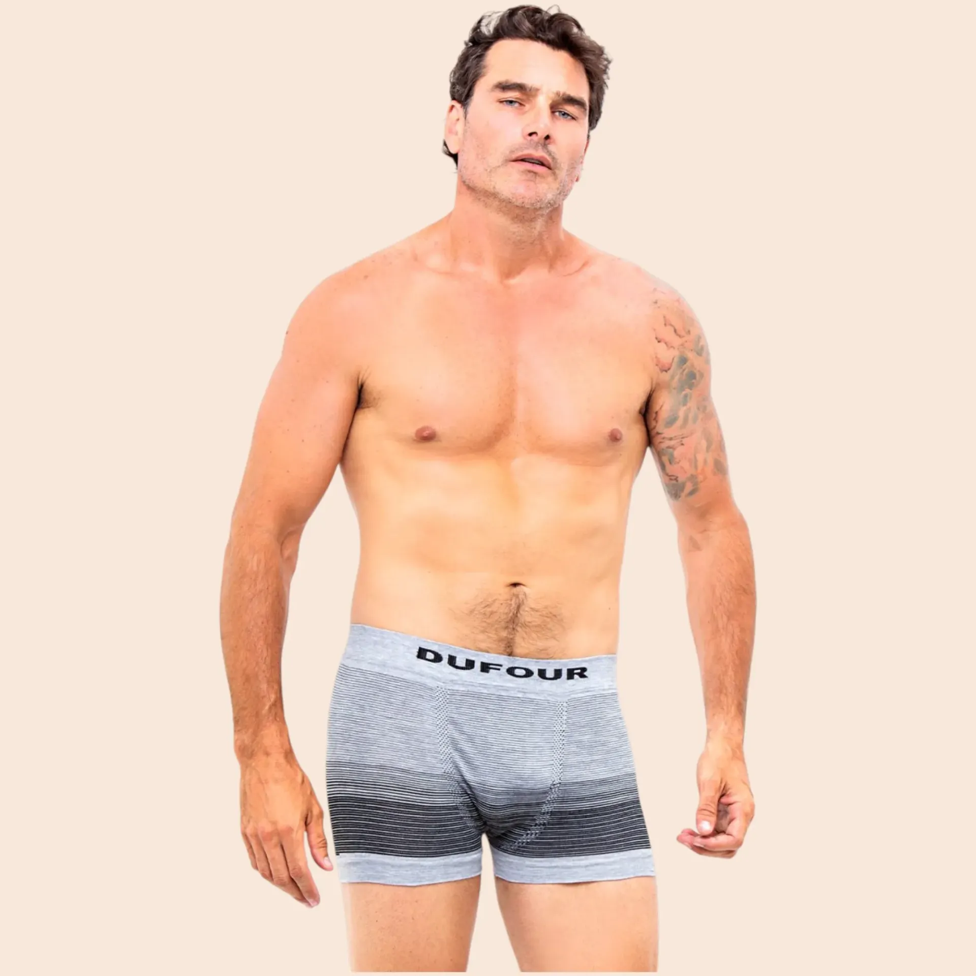 Boxer Alg. S/costura Pack X3 Dufour 11855.3