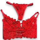 Conjunto Corset Encaje V AndreaTorres AT022