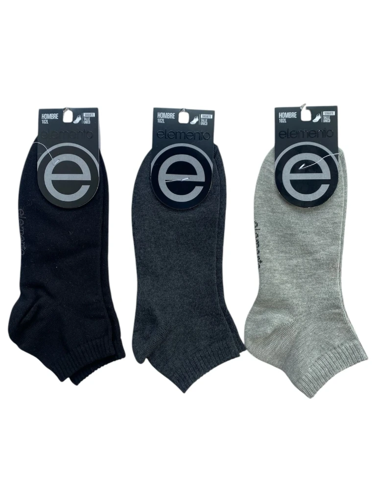Soquete ELEMENTO Hombre PACK X6.