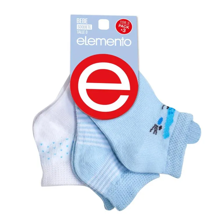 Soquete Bebe x3 Elemento EL108.3