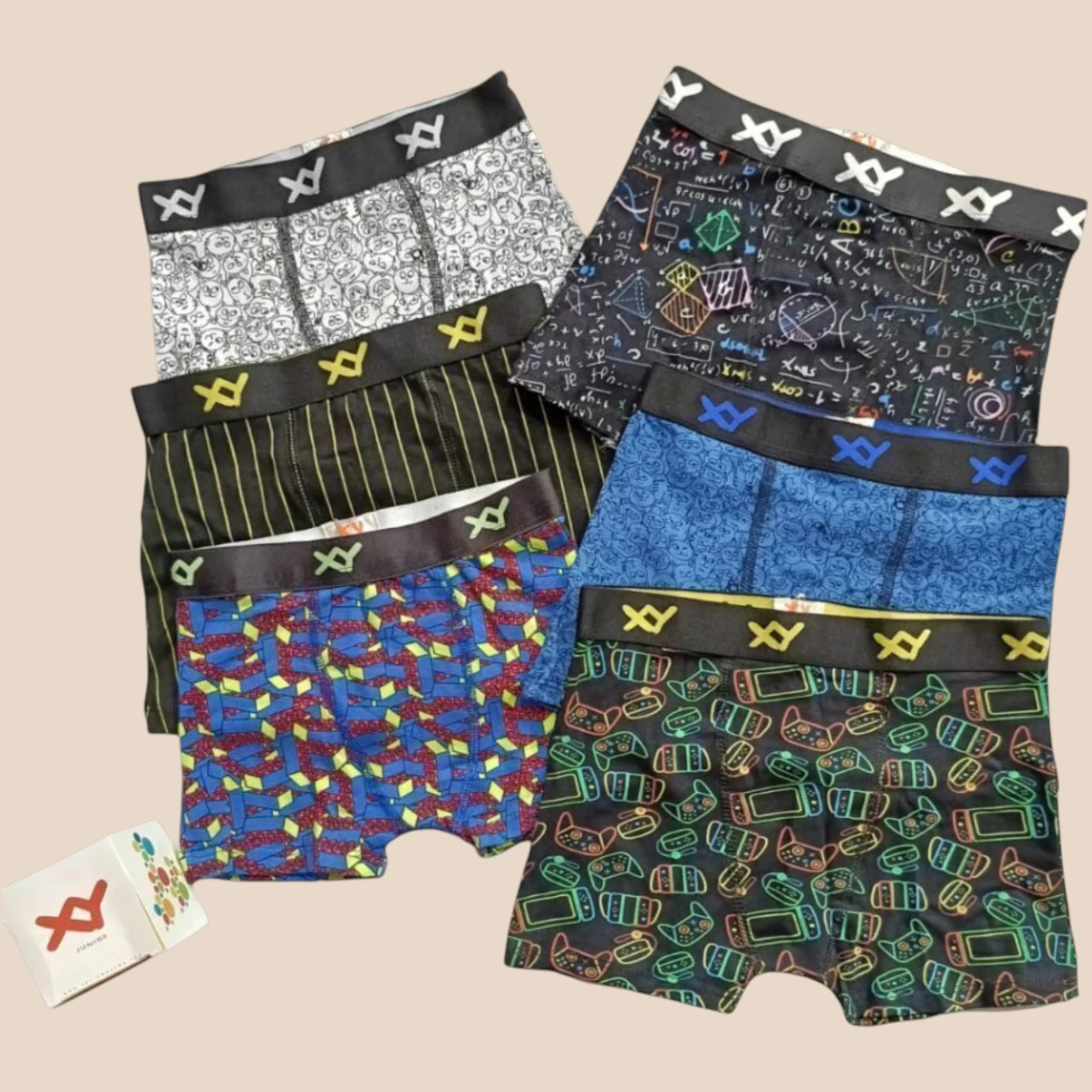 Boxer Pack x4 Kids Estamp. XY 1099/PX4 (2)