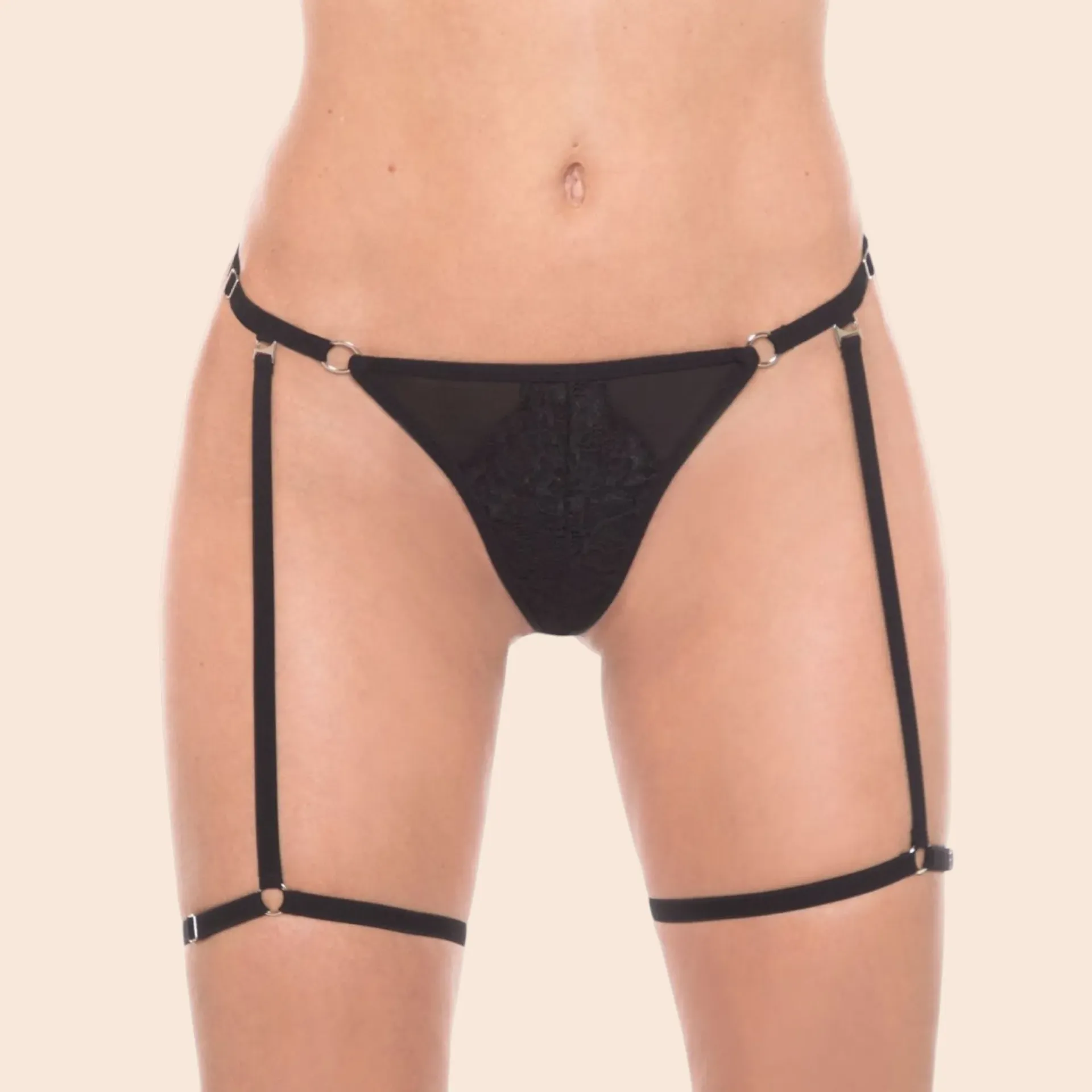 Tanga less C/Arnes tul COCOT 6315.1