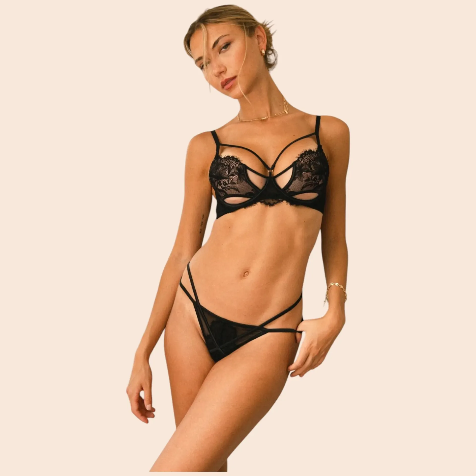 Conjunto Bralette C/aro ANDRESSA AND2075