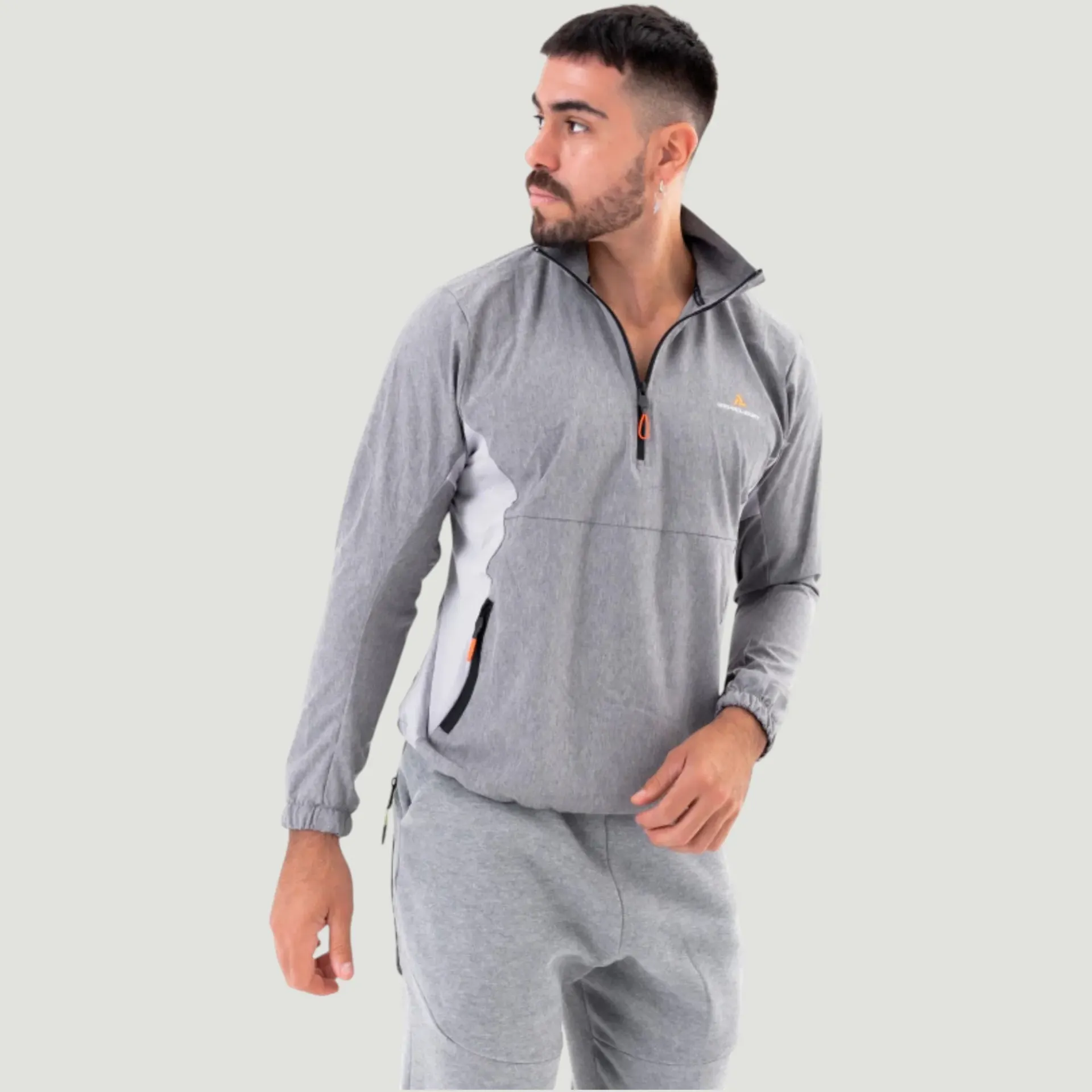 Buzo Hombre Micro URB/BUZO-008H (S, Negro)