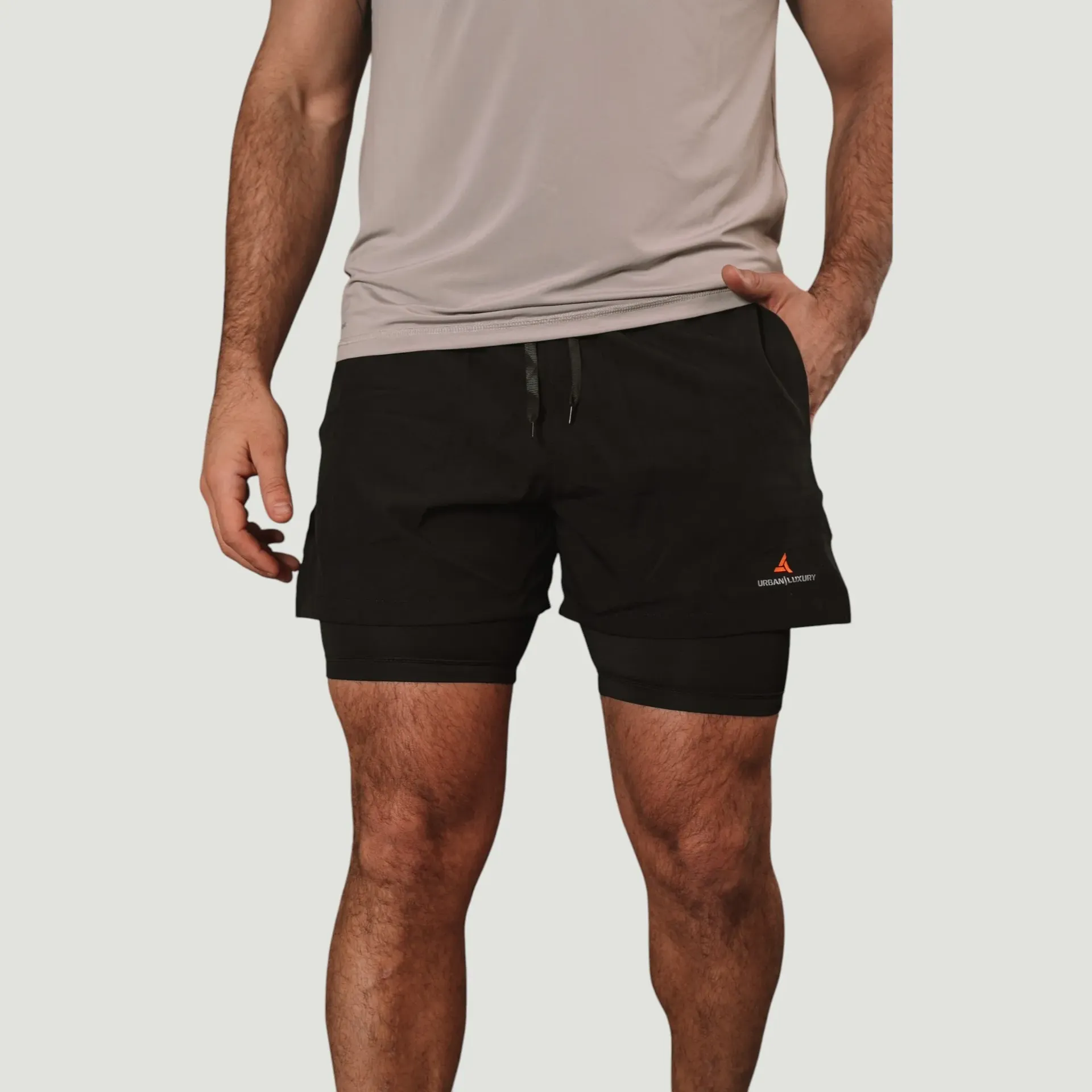 Short Homb. c/Calza EXERCISE URB/SHO-004H (S, Negro)