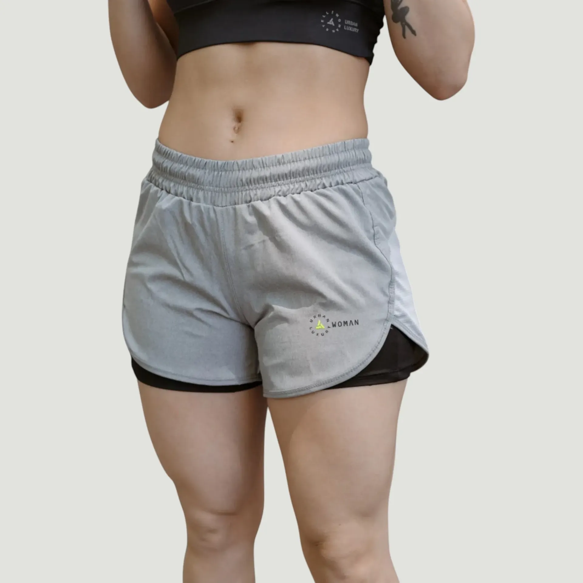 Short Lycra C/Bolsillo URB/SHO.C-002M (S, Negro)