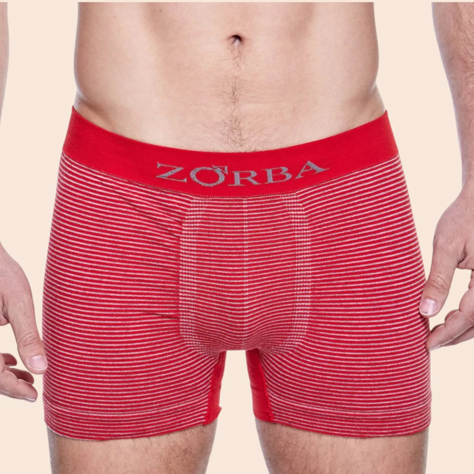 Boxer  sin costura algodon Rayas Finas ZORBA 131 (S)