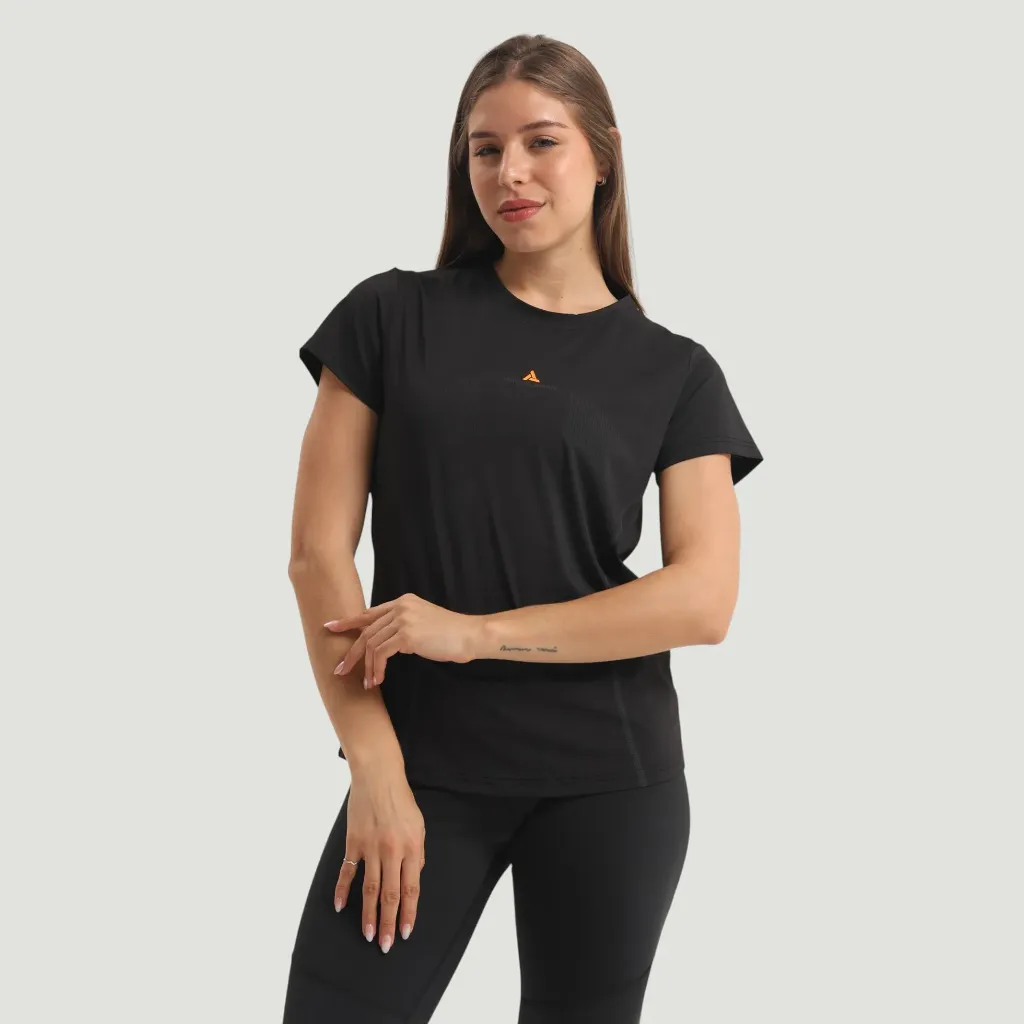 Remera Mujer NEW URB/REM-007M (S, Negro)